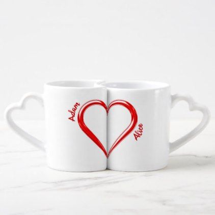 MUGS DOBLE AGARRADERA CORAZON