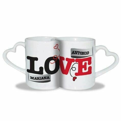 MUGS DOBLE AGARRADERA CORAZON