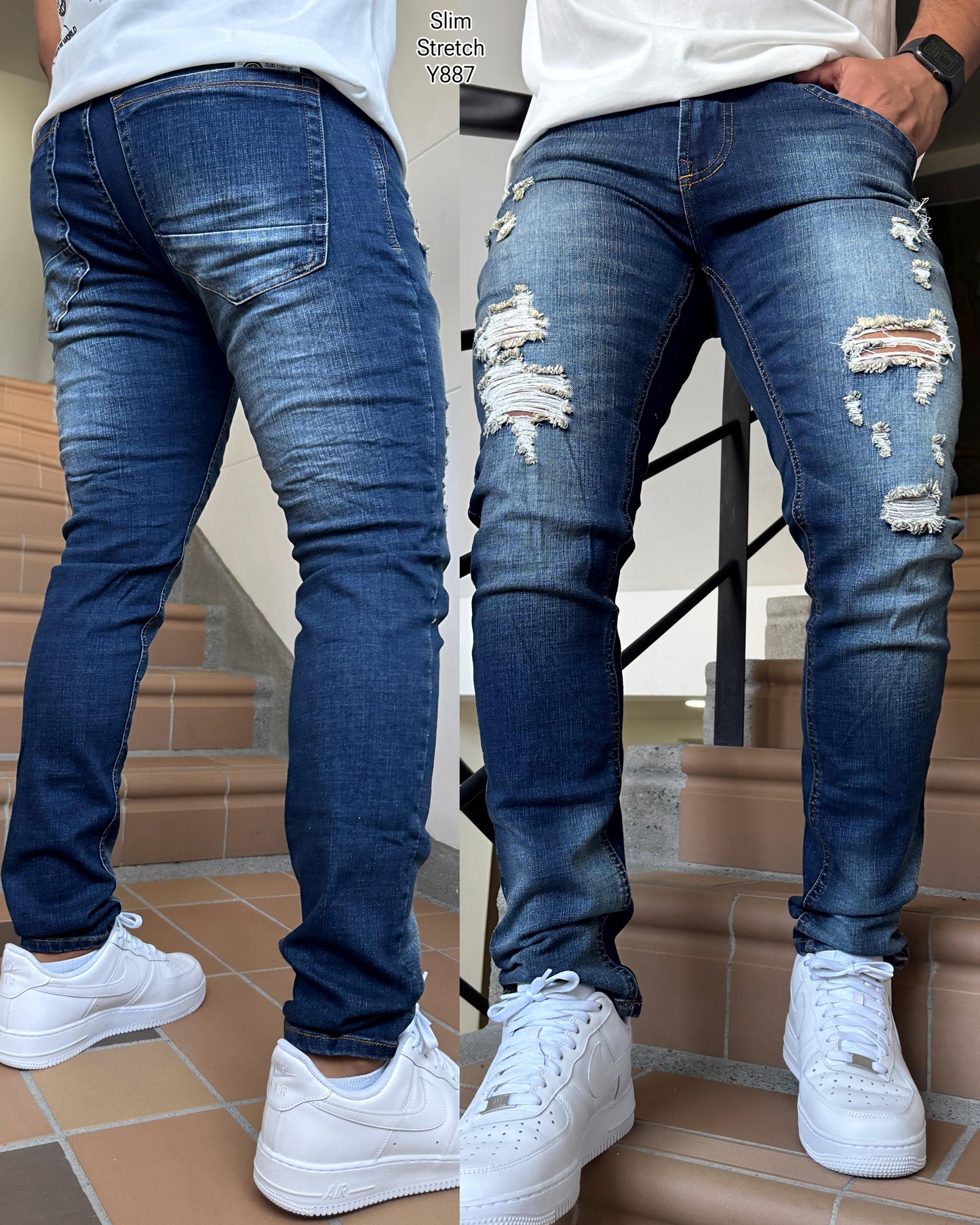 JEANS SLIM HOMBRE – URBAN STYLE