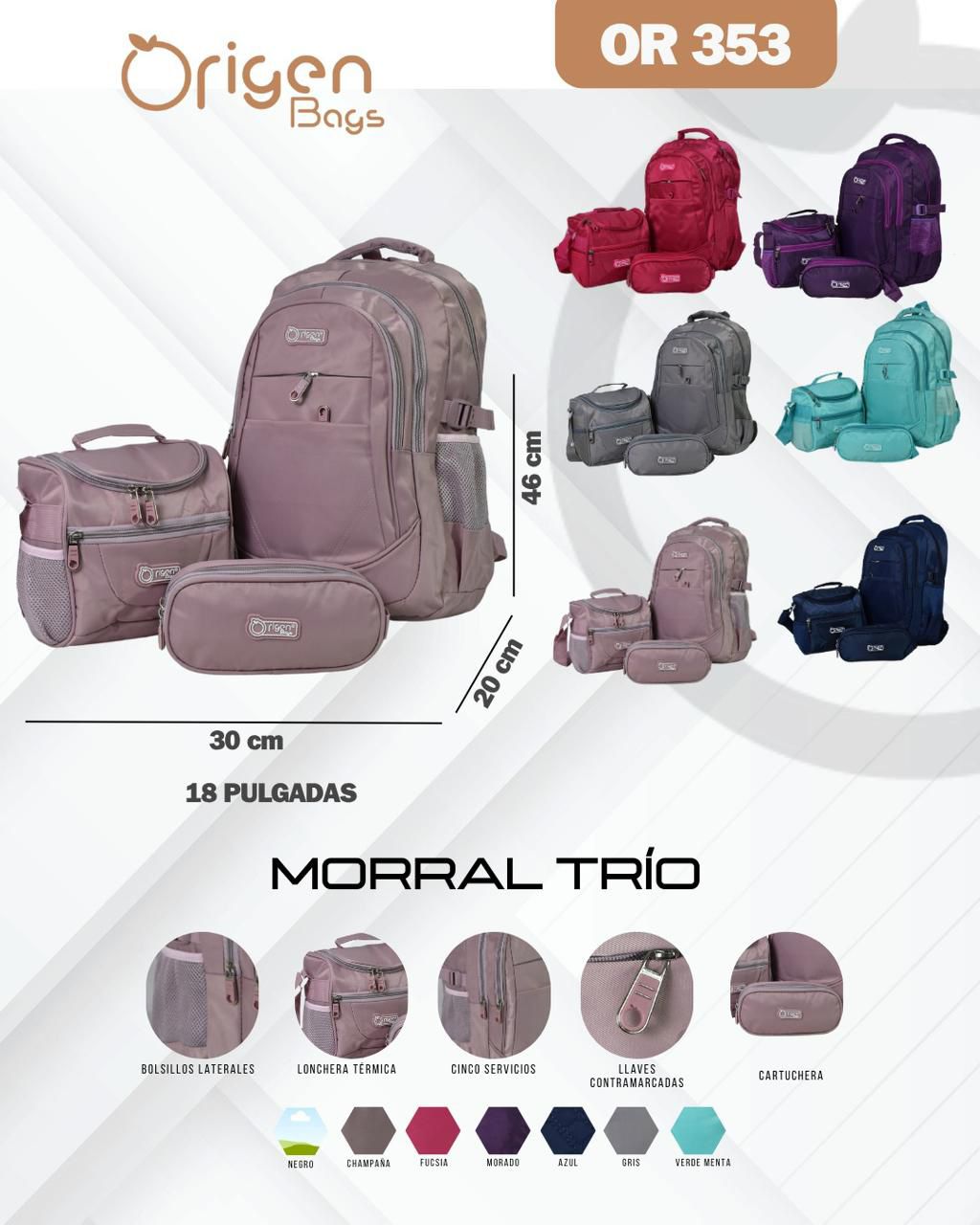 MORRAL TRÍO ORIGEN
