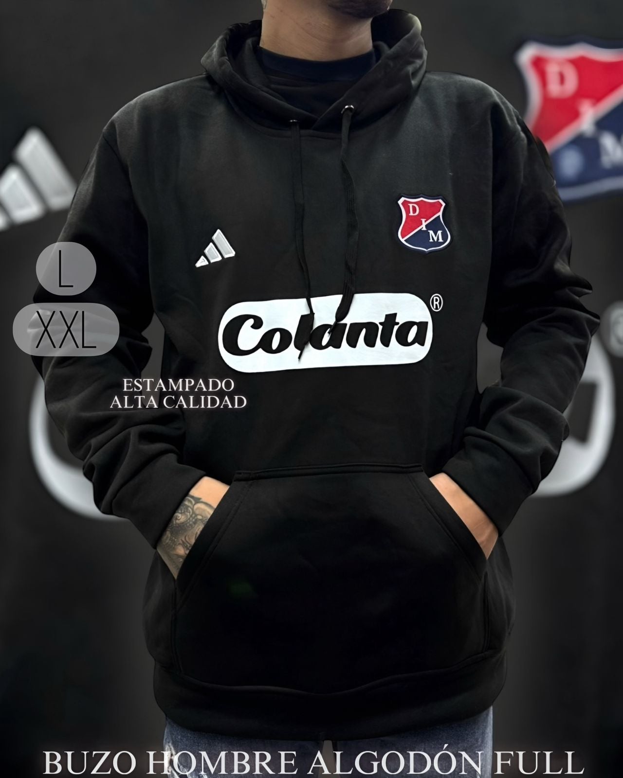 BUZO DEL PODEROSO – CON PATROCINADORES OFICIALES