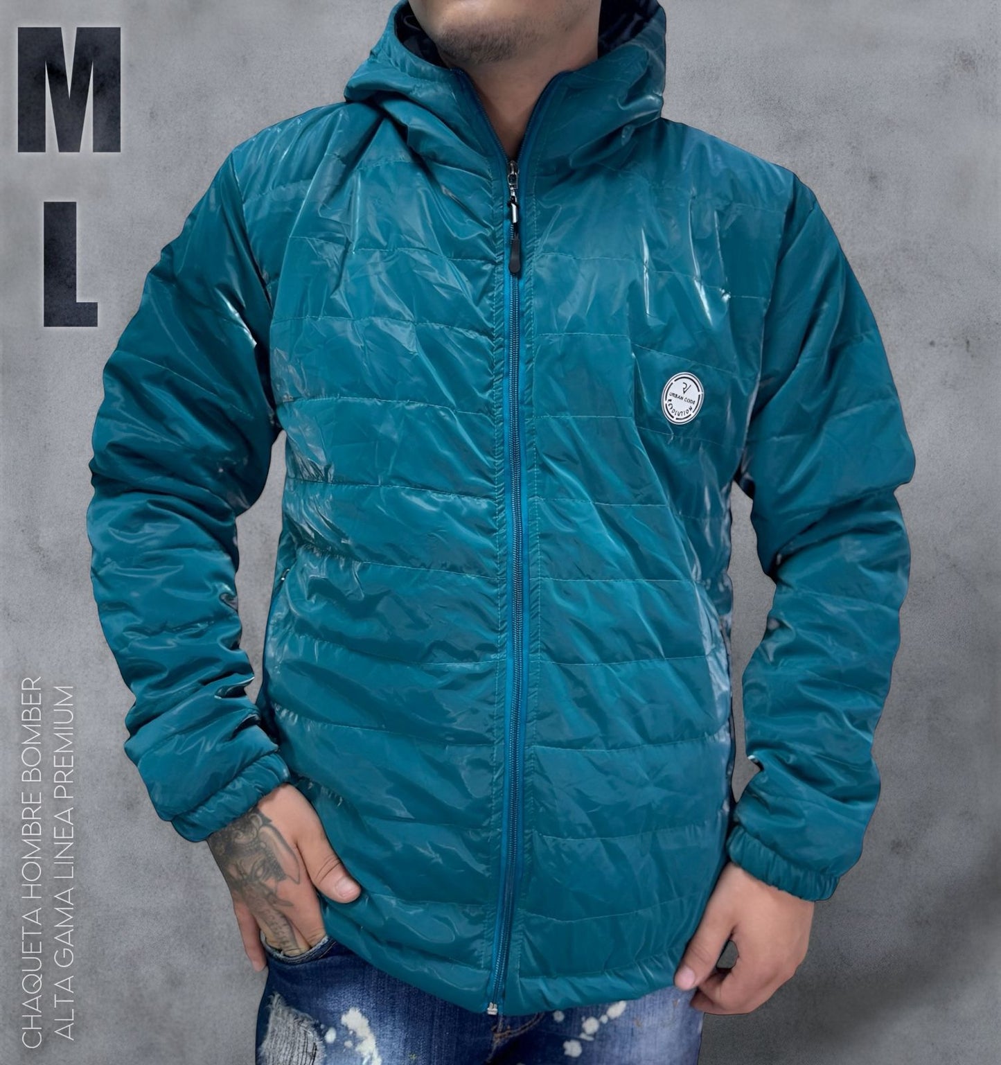CHAQUETA BOMBER ESTILO AMERICANA