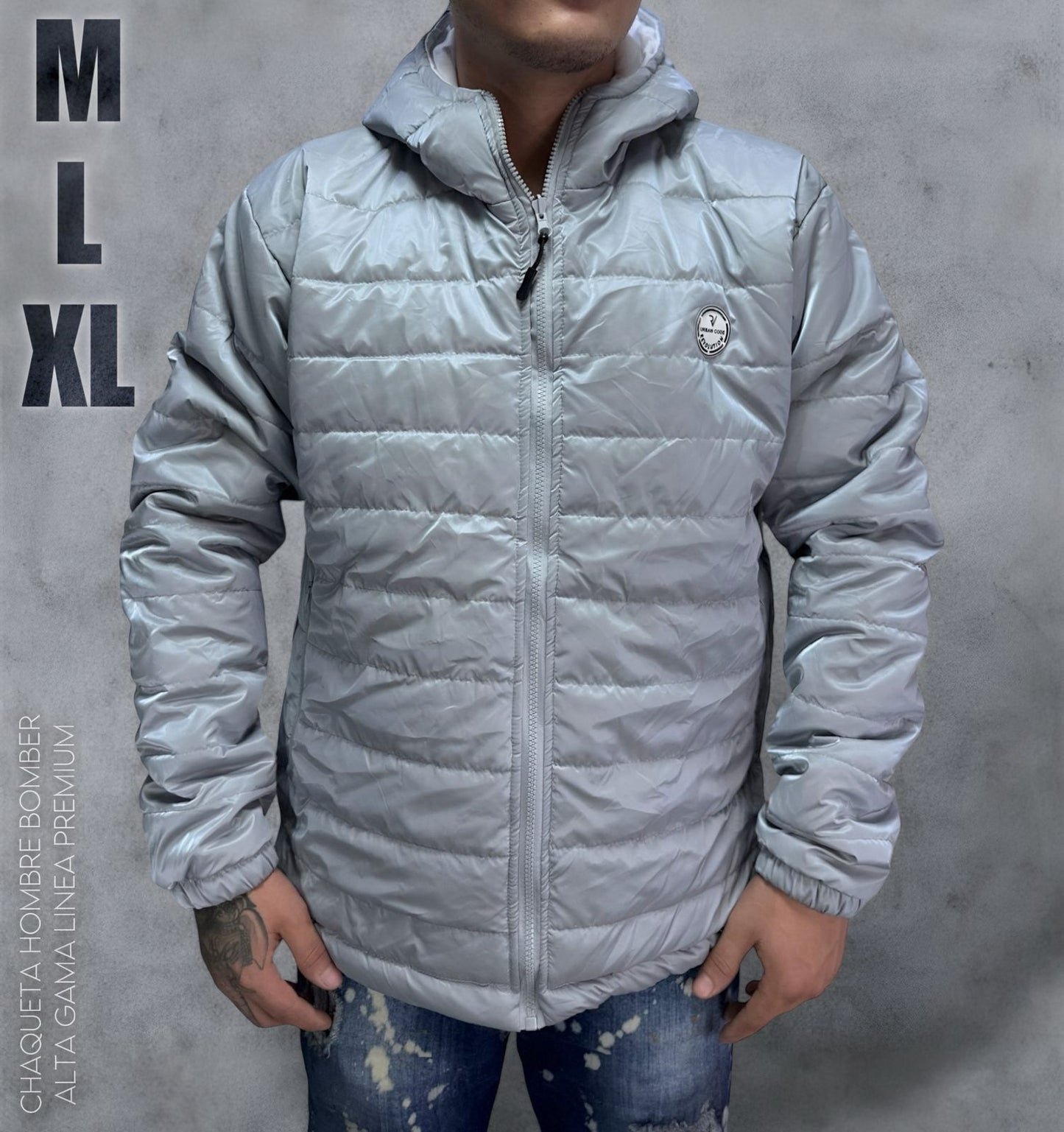 CHAQUETA BOMBER ESTILO AMERICANA