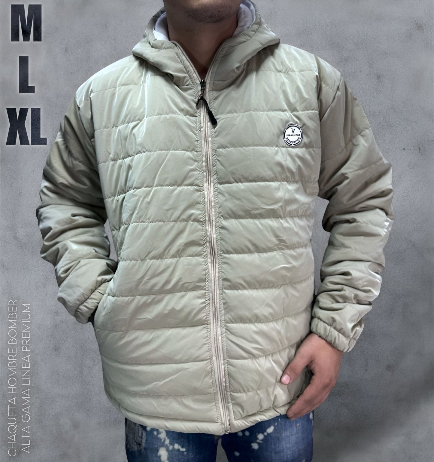 CHAQUETA BOMBER ESTILO AMERICANA