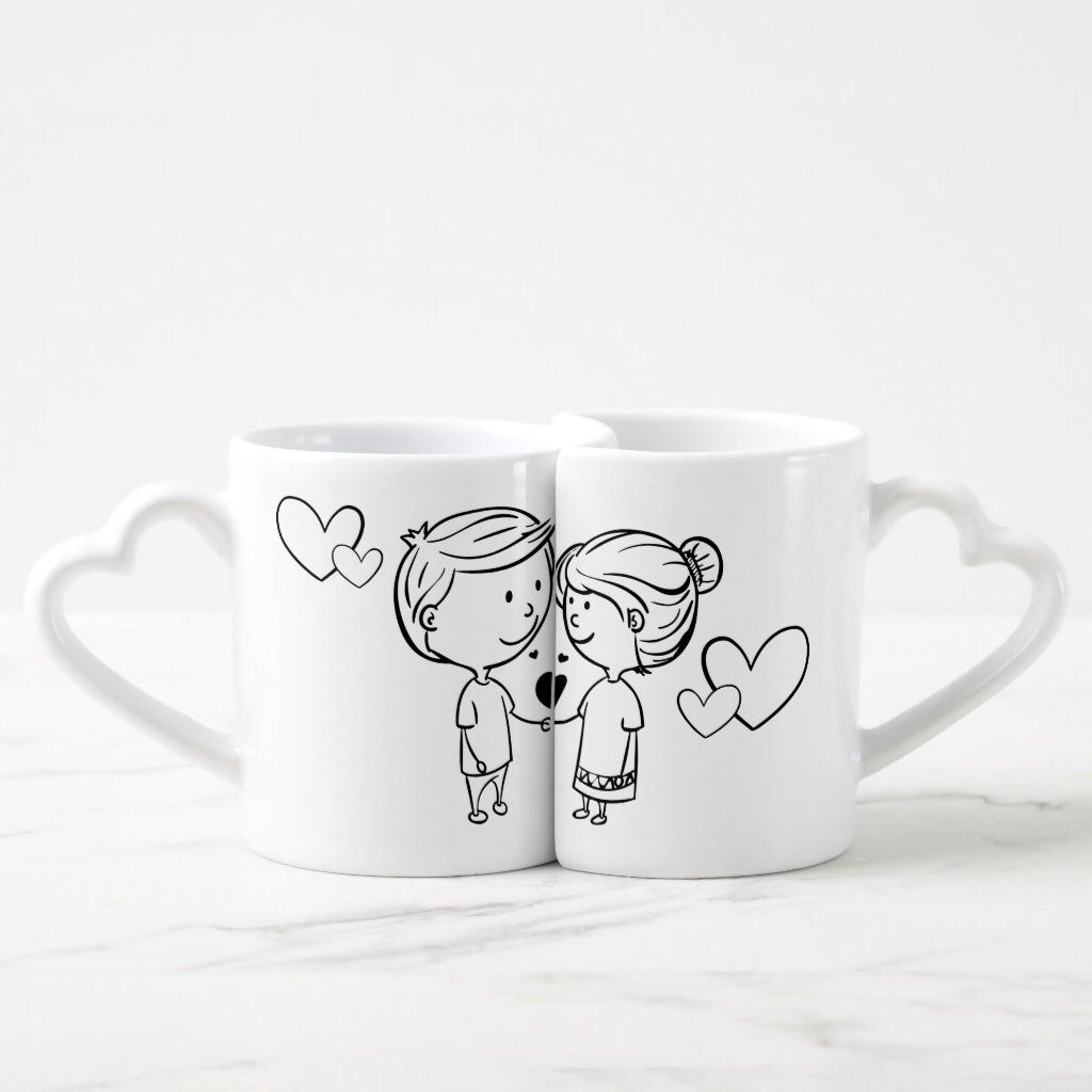MUGS DOBLE AGARRADERA CORAZON