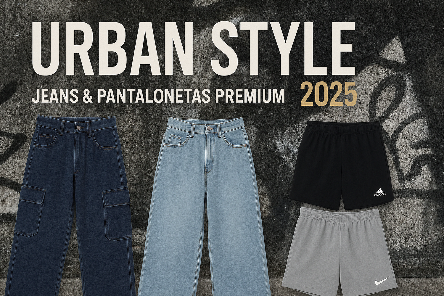 URBAN STYLE 2025 – Jeans & Pantalonetas Premium