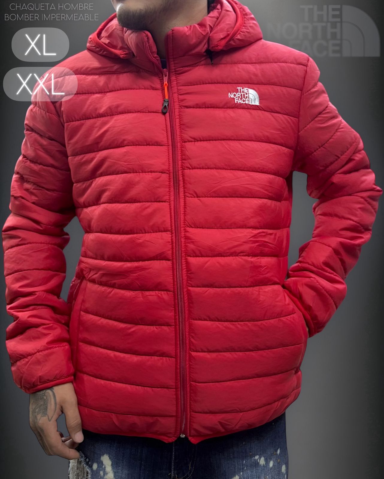 CHAQUETA BOMPER NORTH FACE ESTILO ORIGINAL AMERICANO