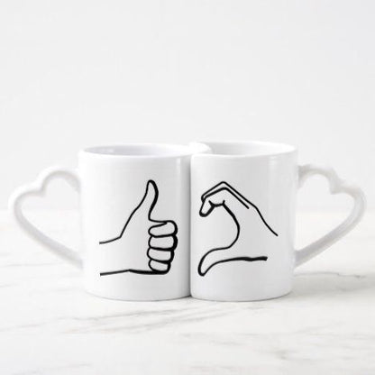 MUGS DOBLE AGARRADERA CORAZON